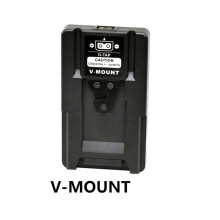 V-Mount Akku-Aufhängeplatte Dtap-Ausgang Metalldreieck Kupferbeschichteter Anschluss V-Port-Adapter