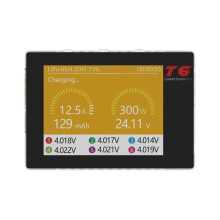 300 W Intelligentes Balance-Ladegerät /PD Dual-Input-Ladegerät für 1-6S Lipo LiHV/LiPo/LiFe/Lilon/Lixx-Akku