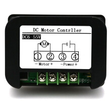 Vorwärts Rückwärts 0-100% Einstellbar  6-55V 20A  Motor Drehzahlregler PWM 12V 24V 48V Fernbedienung