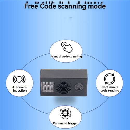 DC3,3 V USB/232-TTL QR/DM/PDF417/Aztec Barcode-Scanner-Modul für Windows/Android/IOS für Bus-Supermarkt-Parkplätze 1