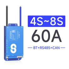 BMS BMS WLAN BMS 1A Aktiver Ausgleichsstrom BMS 4S 8s 4S 8S 60A Lifepo4 Li-Ion CAN BMS