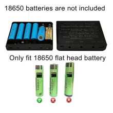 USB für 12 V Ausgang 6x 18650 Batterien USV DIY Box für Handy WiFi Router LED Licht Überwachungskamera