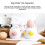 Ceramic Egg White Yolk Separator Filter, Pink, 6.5x5cm 13