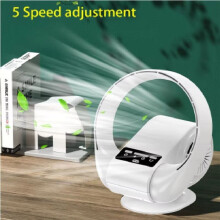 Wandventilator-Fernbedienung 2-in-1 Blattloser Ventilator Tischwand-Schüttelkopf-Fernbedienung Leiser Wand-Desktop-Ventilator