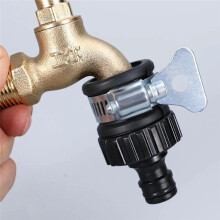 6er-Pack Universal-Wasserhahnadapter, Schlauchverbinder Aus Kunststoff, Schnellkupplung, Autowaschanlage, Gartenbewässerung