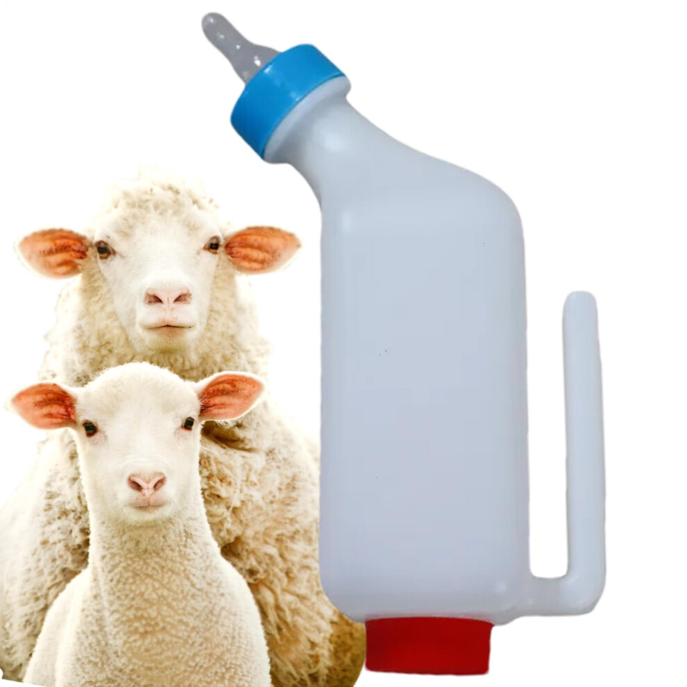 Portable Lamb Feeding Bottle Newborn Lamb Bottle, Goat Nursing Bottle, Soft Nipple, Easy Clean Accessory