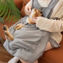 Katzenkleidung, Katzenkuschelartefakt, Antihaft-Pelzschürze, Outdoor-Katzenlätzchen, Haustierkleidung, Anti-Pelz-Katzenbedarf mit Löchern