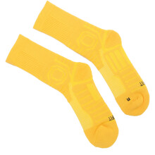 1 Pair Breathable Anti Slip Sports Socks for Basketball & Football Yellow