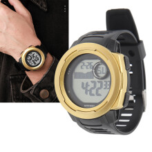 Männer Digital-Sportuhr 50M Wasserdicht Gummiarmband Großes Display