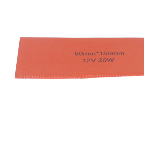 Versatile Heating Pad 20W 12V Silicone Rubber Mat for Equipment 2
