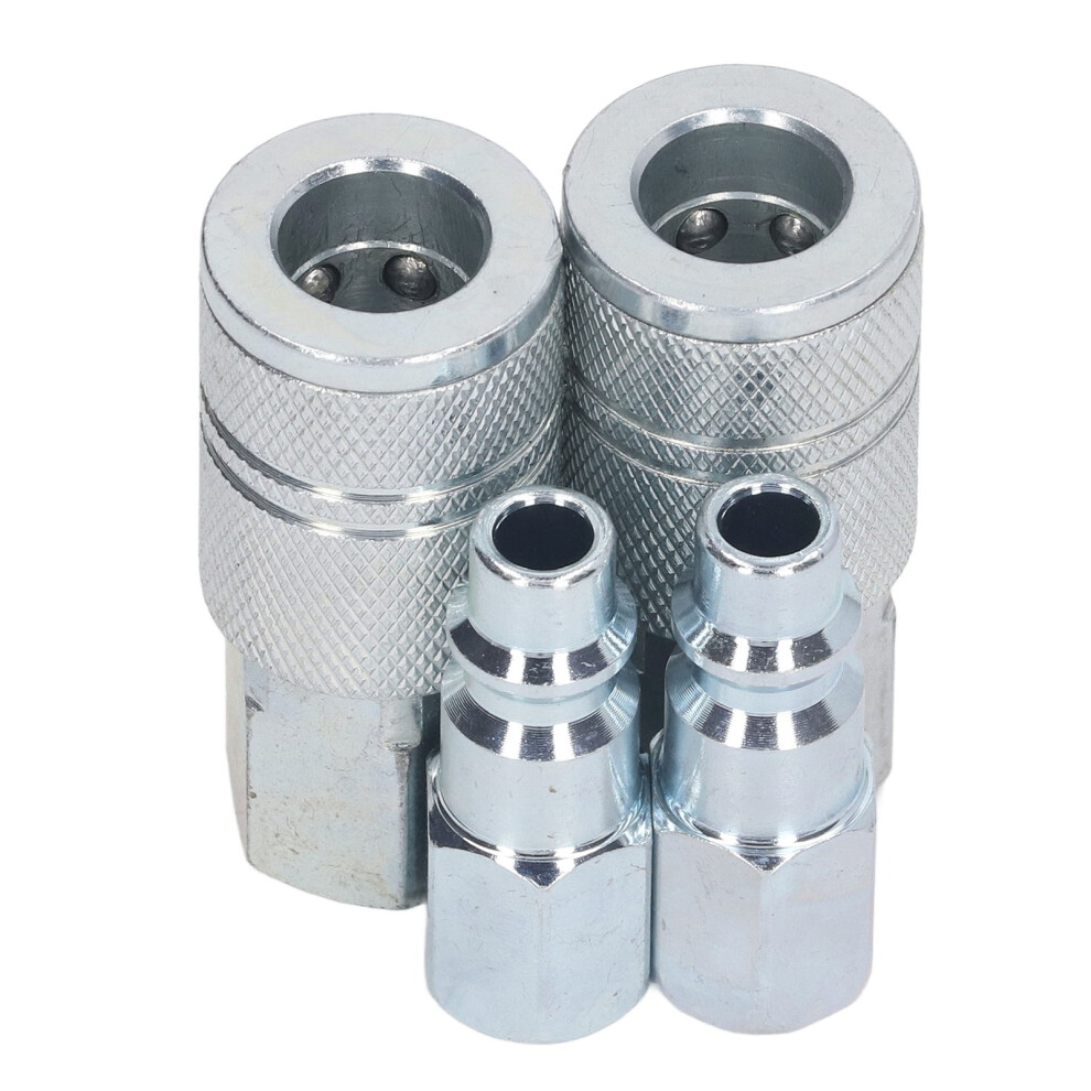 Air Compressor Accessories 3/8In Npt Hose Connectors Air Coupler Plug Kit 7681375129409