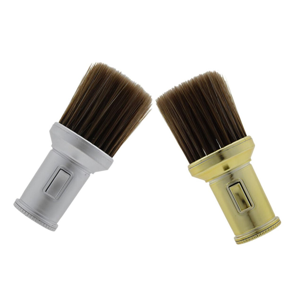 Neck Duster 2Piece Set Barber Brushes With Soft SkinFriendly Bristles For Hair Cutting And Cleaning At Home Or Salon