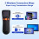Tragbarer --Scanner, 1D/2D-Code, Kabelloser Barcode-Scanner mit Großem Bildschirm und Speicher 5