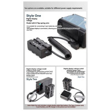 D-TAP zu NP-F550/970 Dummy-Akku NP-F Serie Doppelseitiger Dummy-Akku Kameramonitor Bildübertragung Fotografie