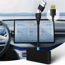 Auto--Box, Kabelgebundenes CarPlay auf Kabelloses CarPlay AUTO, -Autoadapter, Kabelloser CarPlay Android Auto-Adapter