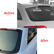 Auto Heckscheiben-Seitenspoiler Seitenflügel Spoiler für A4 B8 Allroad Avant 2009-2016 Zubehör Schwarz Glänzend
