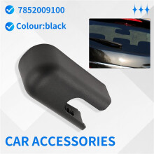 Heckscheibe Scheibenwischerarm Abdeckkappe Befestigungsmutter für Kyron Hatchback 2007-2014 ZubehöR, Schwarz