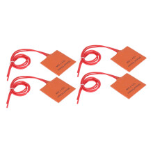 Durable 4Pcs 12V 7.5W Silicone Heater Pads Use on Pipes/Tanks