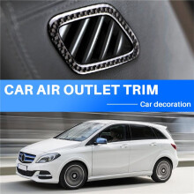 FüR ein GLA CLA Klasse W176 X156 C117 Kohle Faser Armaturen Brett Klimaanlage Auslass öFfnung Abdeckung Trim ZubehöR