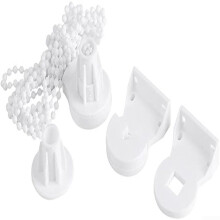 Roller Blind Controller Kit 25mm, Two Sets, Hooks, Bead Curtain Heads, Bead Chain, Easy Installation
