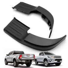 Heck StoßStange Tritt Blech Schwarz für Hilux Revo Rocco 2015 -2019
