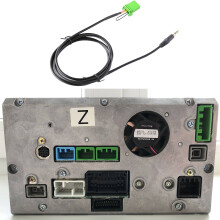 6Pin GrüNer Verbinder Stereo 3,5Mm Buchse Audio Aux-In MP3 Kabel Draht für Jazz Fit 2002-2006