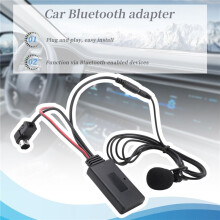 Auto AUX Adapter Drahtloses Audio Telefonanruf Freisprechmikrofon für Alpine KCA-121B AI-NET CDA-9857 CDA-9886