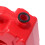 Motorcycle Red 3L Backup Fuel Tank Plastic Petrol 10