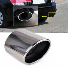 für Accord 2008 2009 2010 2012 End Schall DäMpfer End Rohr Stahl Rohr Auspuff Tail