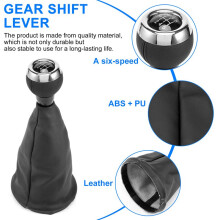Auto 6-Gang Handschalthebel Schaltknauf Staubschutz für  Cooper R55 R56 R57 R58 R59 R60 R61