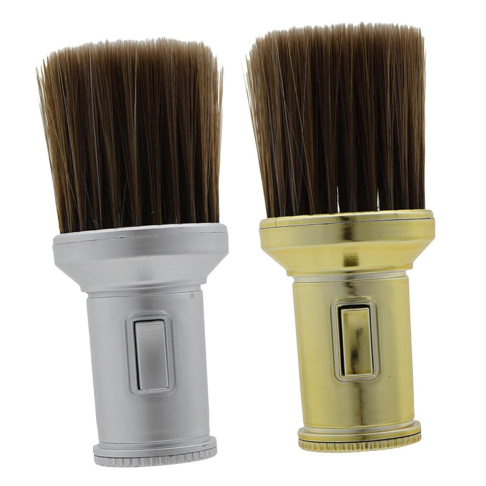 2pcs Barber Neck Duster Brush with Soft Bristles for Haircut Cleaning and Grooming