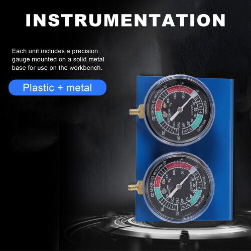 2Pcs Motorcycle Carburetor Synchronizer Vacuum Gau 2