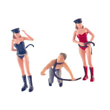 Miniature People Figure Toys Diorama Model Layout Decor High Detail