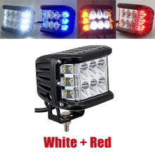 Automatisches Dreifach Seitlich Beleuchtetes Arbeitslicht Dome Light Burst Blinklicht Scheinwerfer Spotlight Stroboskoplicht LED AutozubehöR B