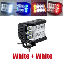 Auto Dreifach Seitlich Beleuchtetes Arbeitslicht Dome Light Burst Blinklicht Scheinwerfer Scheinwerfer Blitzlicht LED AutozubehöR D