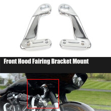 1 Paar Plattiertes Frontverkleidungshalterungs-Set für  Road Glide 2010-2013, Motorrad-Haubenhalterung, Verkleidungshalterungshalterung.