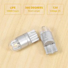 20Pcs 6000K Canbus T10 168 194 W5W Dome License Side LED Light Bulb White