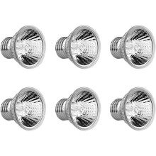 Heating Lamp for Reptile Habitat, Full Spectrum Sun Light Halogen Basking Bulb with UVA UVB Protection, 25W Warmth Emitting Reptile Heat Lamp Bulb