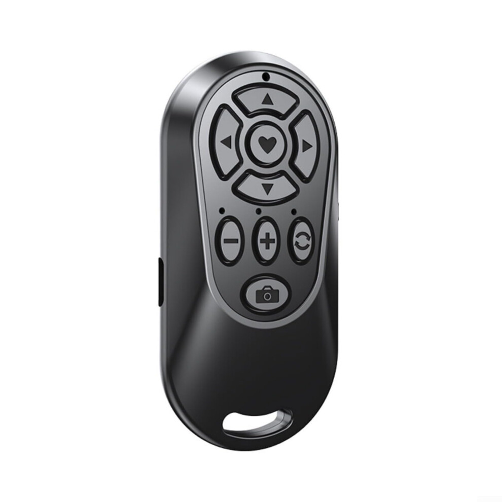 Wireless Camera Remote For Smartphones With Zoom And Focus, Front/Rear Switch, 15M Range Bluetooth, Ios & Android, Black 9382693249111