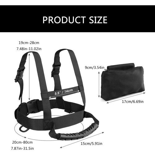 Kids Ski and Snowboard Training Harness with Speed Control Leashes for Beginners 1