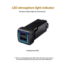 Für Land 250 Prado LC250 FJ250 2024 2025 Auto USB+QC3.0 Schnellladegerät Innenzubehör