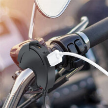 PD QC3.0 Motorrad USB Schnellladegerät Moto Lenker Wasserdicht Typ-C Port Buchse Stecker mit Schalter 12-24V