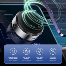 Autotelefonhalterung mit Magnetischer Saugnapfhalterung, Universelle Armaturenbrett-Magnethalterung, Magnetische Autotelefonhalterung mit