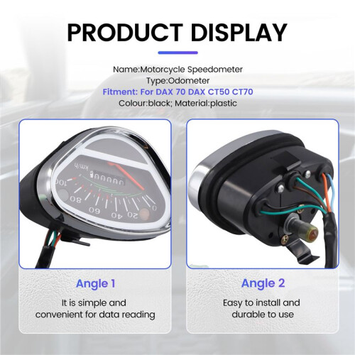 Motorcycle Speedometer Odometer for  DAX 70 DAX CT50 CT70 DIGITAL METER 2