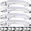 4PCS Chrome Exterior Door Handle for  Silverado 1500 2014-2017 NEW 5