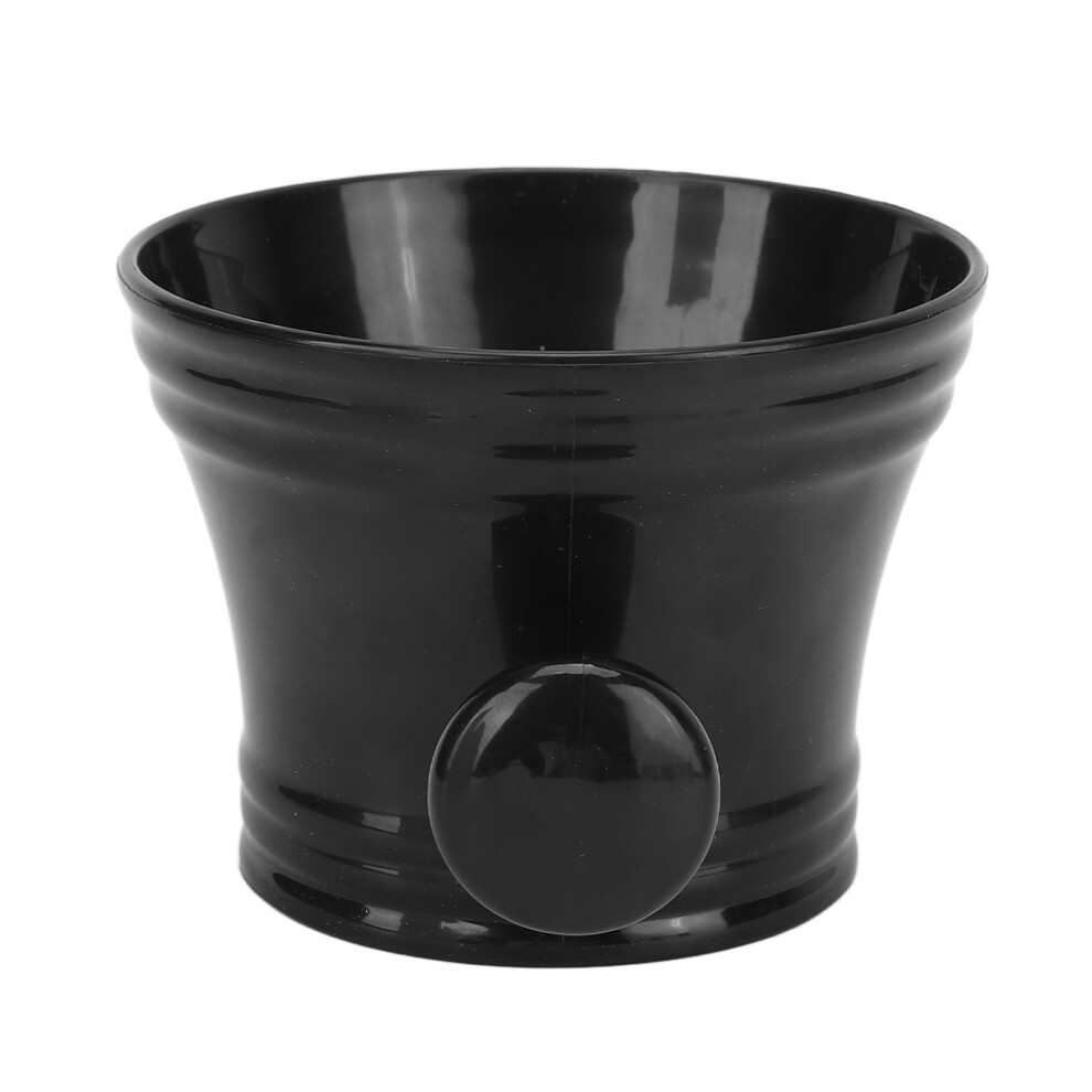 Black Multipurpose Plastic Shaving Soap Bowl For Barbershop & Home
