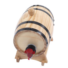 Wine Pine Barrels Aging Barrels for Wine and Beer 10.0 gal 15.7 x 11.8 in