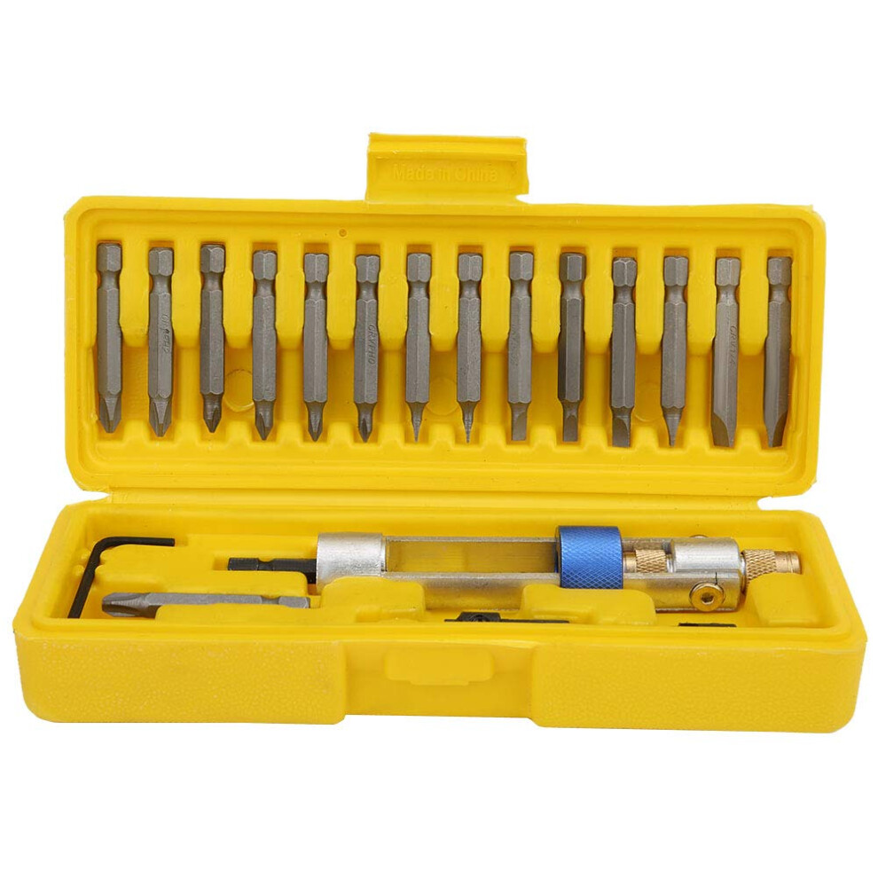 Countersink Drill Bit Set, 20Piece Steel Countersink Kit With Multifunction Quick Adapter For Pneumatic Screwdriver 9347817413977