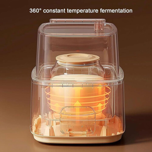 Automatic Yogurt Maker With 5 Preset Programs And LED Touch Panel For Yogurt, Rice Wine, And Fruit Vinegar 2