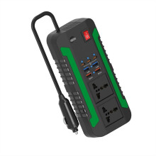 300W 12V24V 110V220V Auto-Wechselrichter Auto-Konverter Wechselrichter-Adapter Typ-C USB QC3.0 Ladegerät Schnellladung